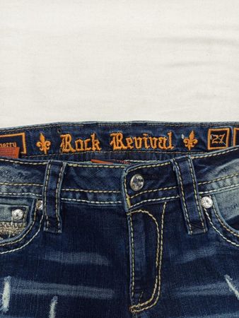 Saia de Pelúcia Luxe em Denim Reciclado CR973