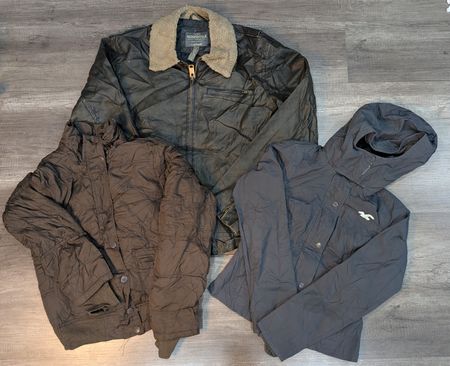 1140 - American Eagle, Hollister,Aeropostale, Abecrombie Jackets