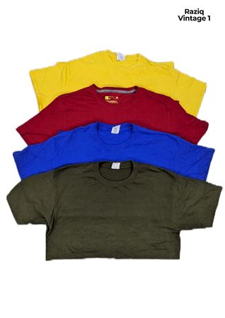 Camisas de algodão lisa