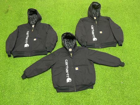 Rework style Carhartt black colour hoddie jacket