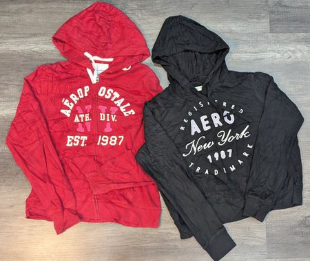 1131 - American Eagle, Hollister, Aeropostale & Abercrombie Casual & Zipper Hoodies