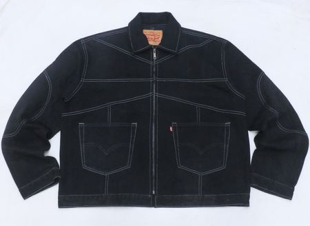 CR981 The Shadow Stitch Upcycled Denim Jacket