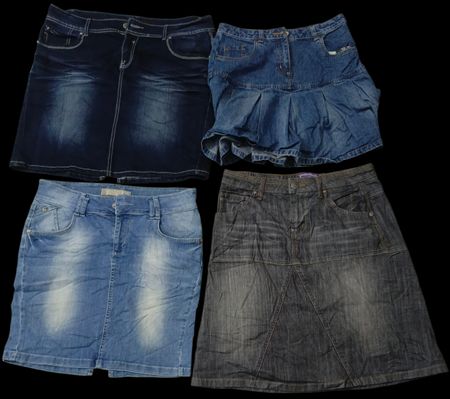 Y2k women mix jeans skirts
