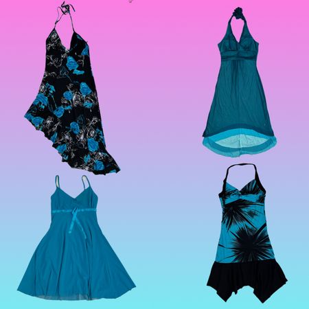 Y2k OceanCore Maxi Dress (TT-249)