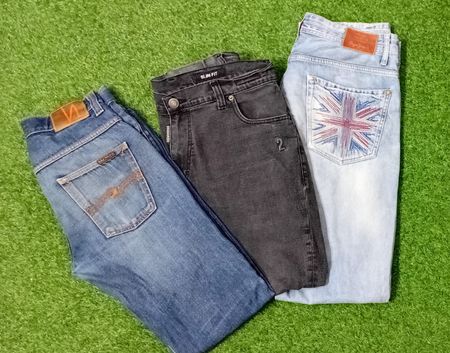 Jeans Vintage Nudie, Pepe e Dsquared2 — achado de brechó de luxo ✨ BC
