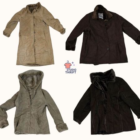 Y2K Penny Lane Afghan Coats | 2000s Boho Winter Aesthetic - AC-001