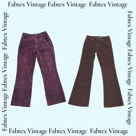 (FV-638) Pantalons évasés en velours côtelé Y2K