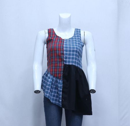 CR997 Contrast Harmony Top Riciclato