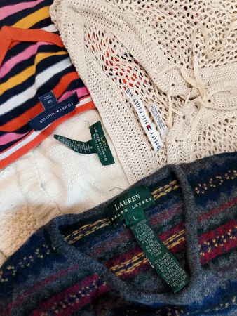 Lauren Ralph Lauren & Tommy Hilfiger knit