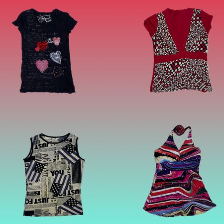 Tops Icônicos Y2K (TS-1676)