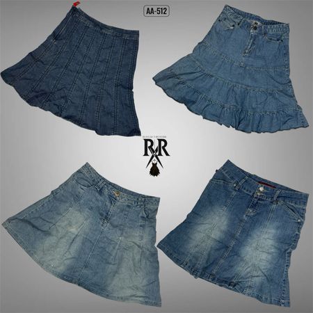 Y2K Britney Era Denim Midi Röcke (AA-512)