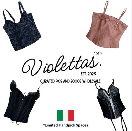 European Grunge Corset and Cami Top Bundle ( Y2K 004)