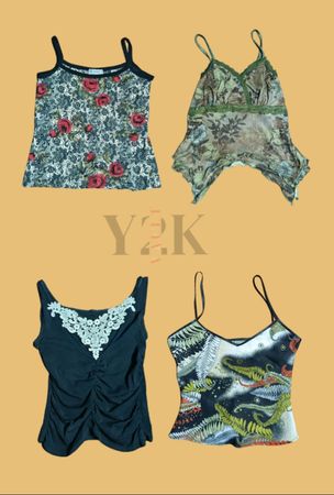 Y2K Fairy Grunge Tops (Yv-498)