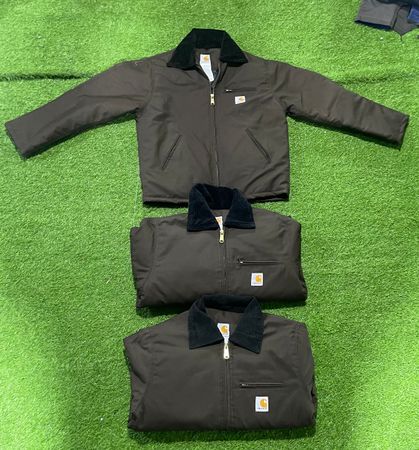 Carhartt rework style brown jacket