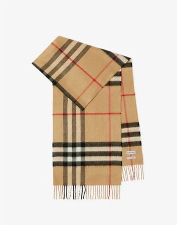 Beige Burberry Scarves