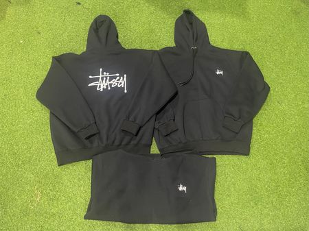 Stussy rework style hoodie sweatshirt