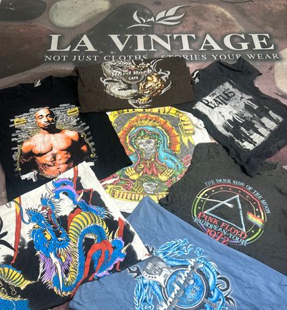 Camisetas de música vintage