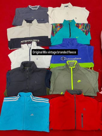 プレミアムヴィンテージミックスブランドフリース