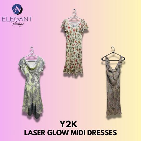 Vestiti Midi Laser Glow Y2K - EV1338