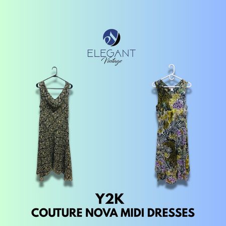 Y2K Couture Nova Midi Dresses - EV1345