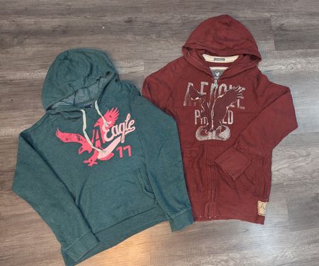 1241 - American Eagle, Hollister, Casual Hoodie & Zip Hoddie