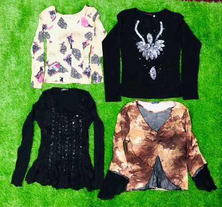 Y2k full sleeves Tops