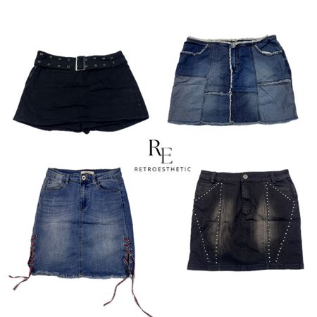 Y2K Britney Era Cyber Hot Girl Midi Skirts RE-2535