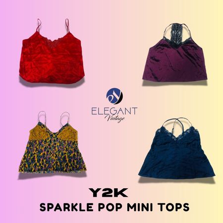 Y2K Spakle Pop Mini Tops - EV1370