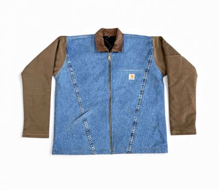 Fs-33 Upcycled Carharrt canvas with denim jacket
