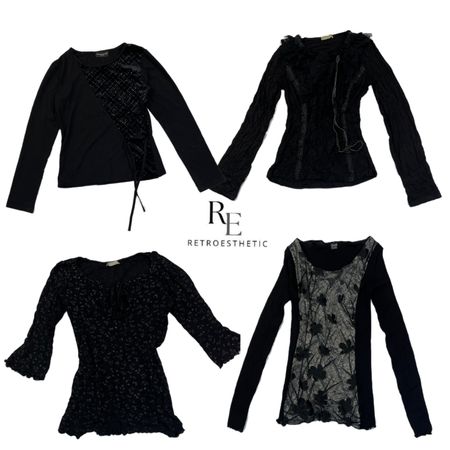 Y2K Date And Night Full Sleeve Tops RE-2550