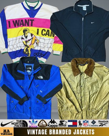 Premium Mix Branded Jackets Inc Nike Adidas Reebok TNF
