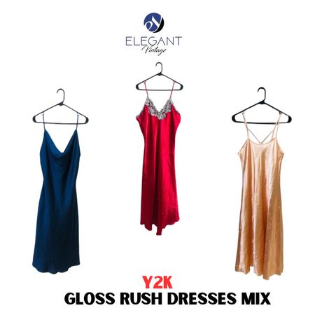 Y2K Gloss Rush Dresses Mix - EV1175