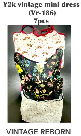 Y2K Aesthetic Sundress Lot (Vr-186) - Prints Galore!