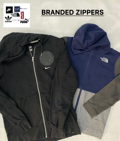 Branded Track Top Zippers