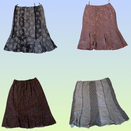 Y2K cotton maxi skirts (TS-1718)
