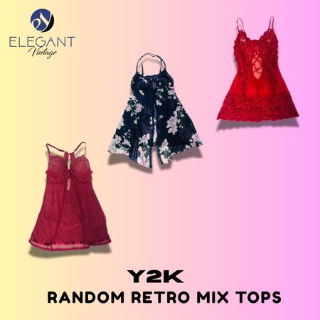 Y2K Ratro Mix Tops - EV1388