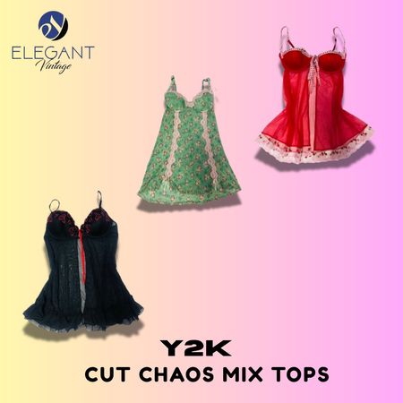 Y2K Cut Chaos Mix Tops - EV1390