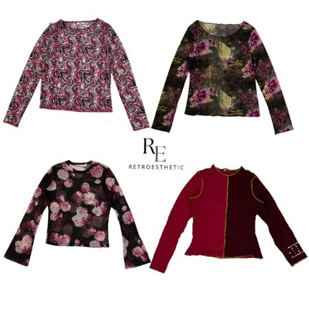 Y2K Love Story Full Sleeve Tops RE-2566