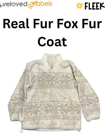 Real Fur Fox Fur Coat (Wcv: 1341)