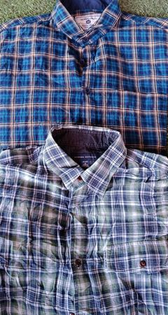 Unbranded Flannel Shirts (9) pcs 3469