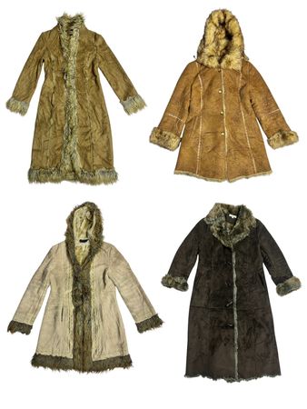 The Bold and Winter Calls! Afghan Coats TT-087