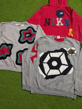Upcycle Authentic Nike Patchwork Sweatshirt