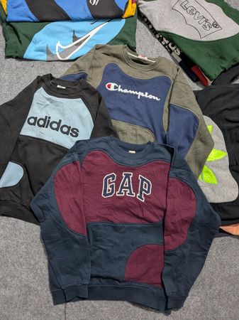 Upcycle Mixed Branded Sweatshirt