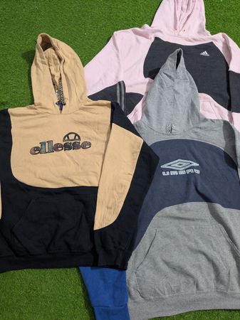 Upcycle Mixed Branded Hoodie