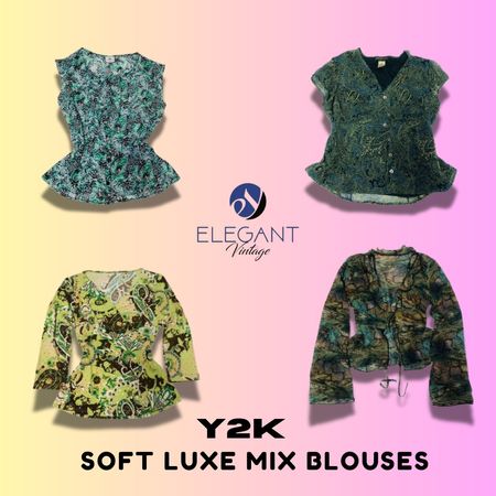 Y2K Soft Luxe Mix Blouses - EV1410