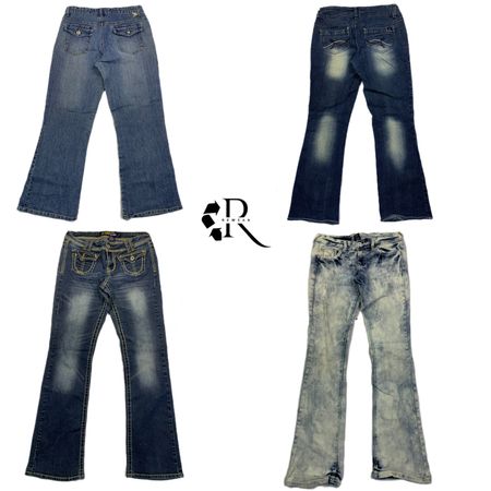 Y2K Britney Era Cyber Girl Jean Re-1288