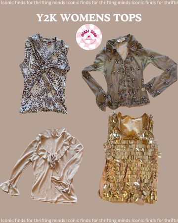 Neutral Magic: Y2K Women’s Tops