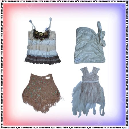 Boho Whimsy Coded - tops, robes, jupes SRK (SS-1688)