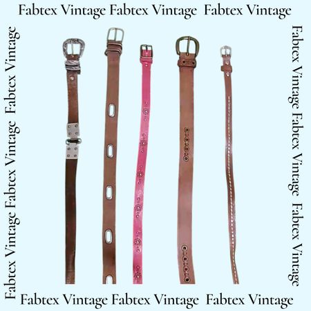 (FV-704) Y2K Leather Belts