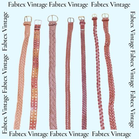 (FV-702) Y2K BOHO Fairy Leather Belts